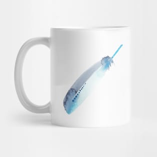 Blue feather Mug